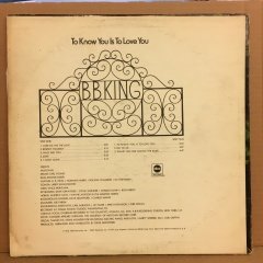 B.B. KING - TO KNOW YOU IS TO LOVE YOU 1973 2.EL PLAK