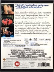 EYES WIDE SHUT - TOM CRUISE - NICOLE KIDMAN - STANLEY KUBRICK - SNAPCASE DVD 2.EL TR ALTYAZI YOKTUR