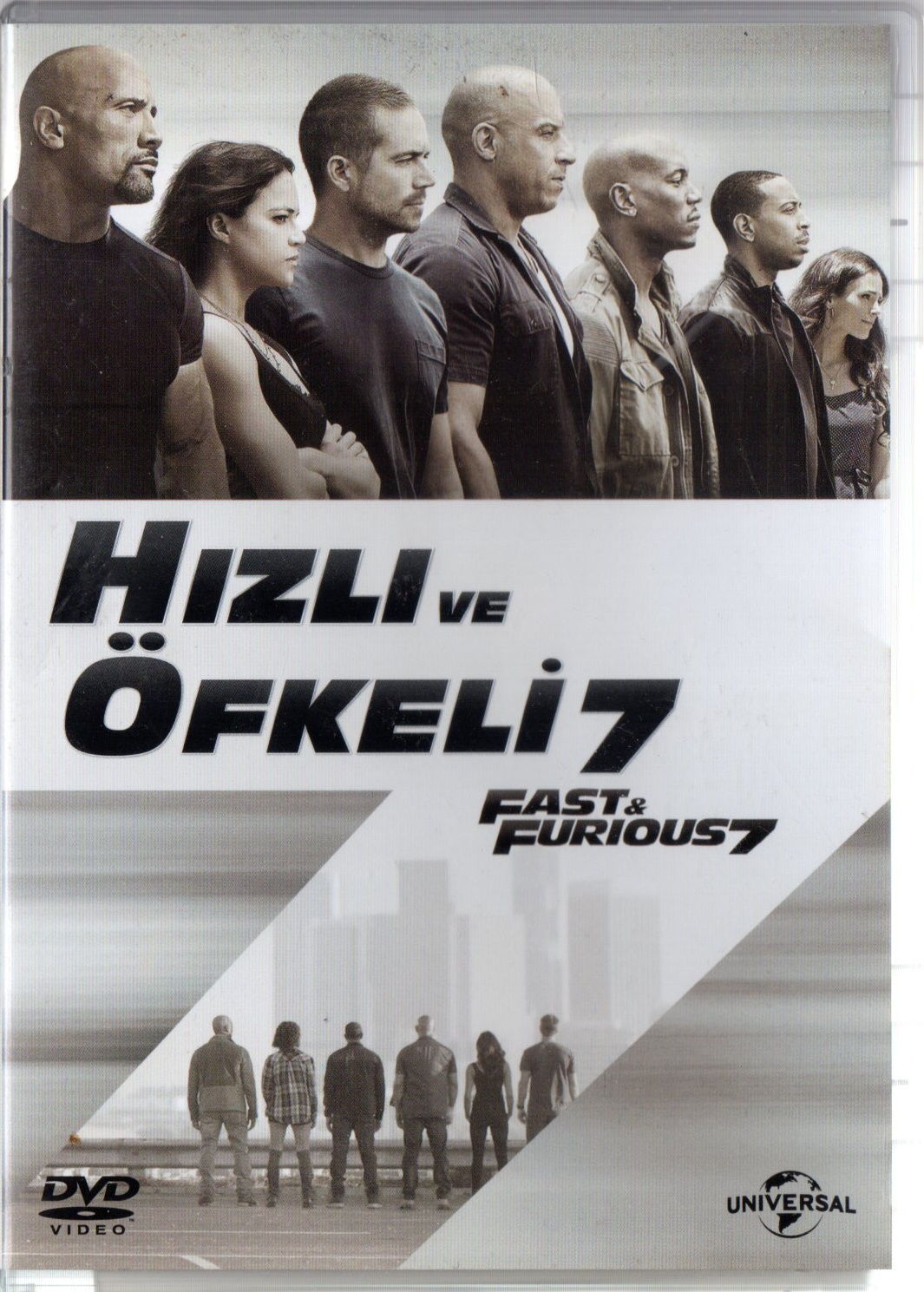 FAST AND FURIOUS 7 - HIZLI VE ÖFKELİ 7 - VIN DIESEL - DVD 2.EL - 2 ADET KARTPOSTAL HEDİYELİ