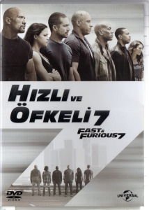 FAST AND FURIOUS 7 - HIZLI VE ÖFKELİ 7 - VIN DIESEL - DVD 2.EL - 2 ADET KARTPOSTAL HEDİYELİ