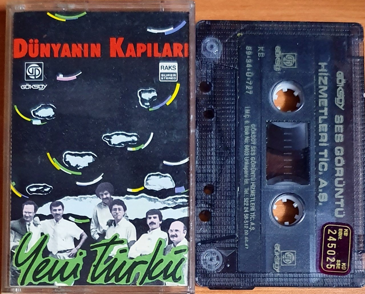 YENİ TÜRKÜ - DÜNYANIN KAPILARI - KASET GÖKSOY 2.EL