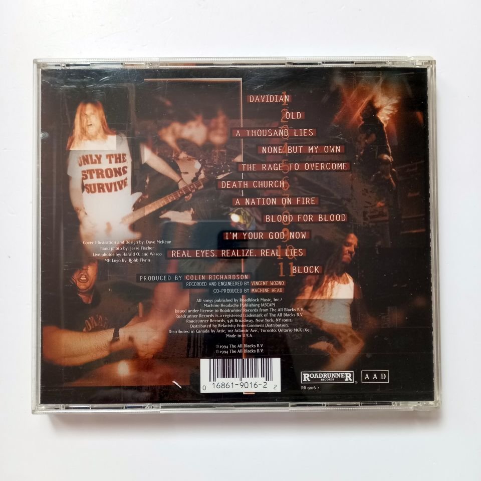 MACHINE HEAD – BURN MY EYES (1994) - CD 2.EL