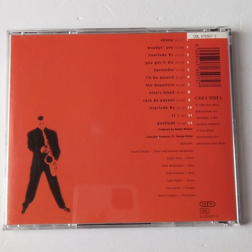 DAVID SANCHEZ  – THE DEPARTURE (1994) - CD REISSUE 2.EL