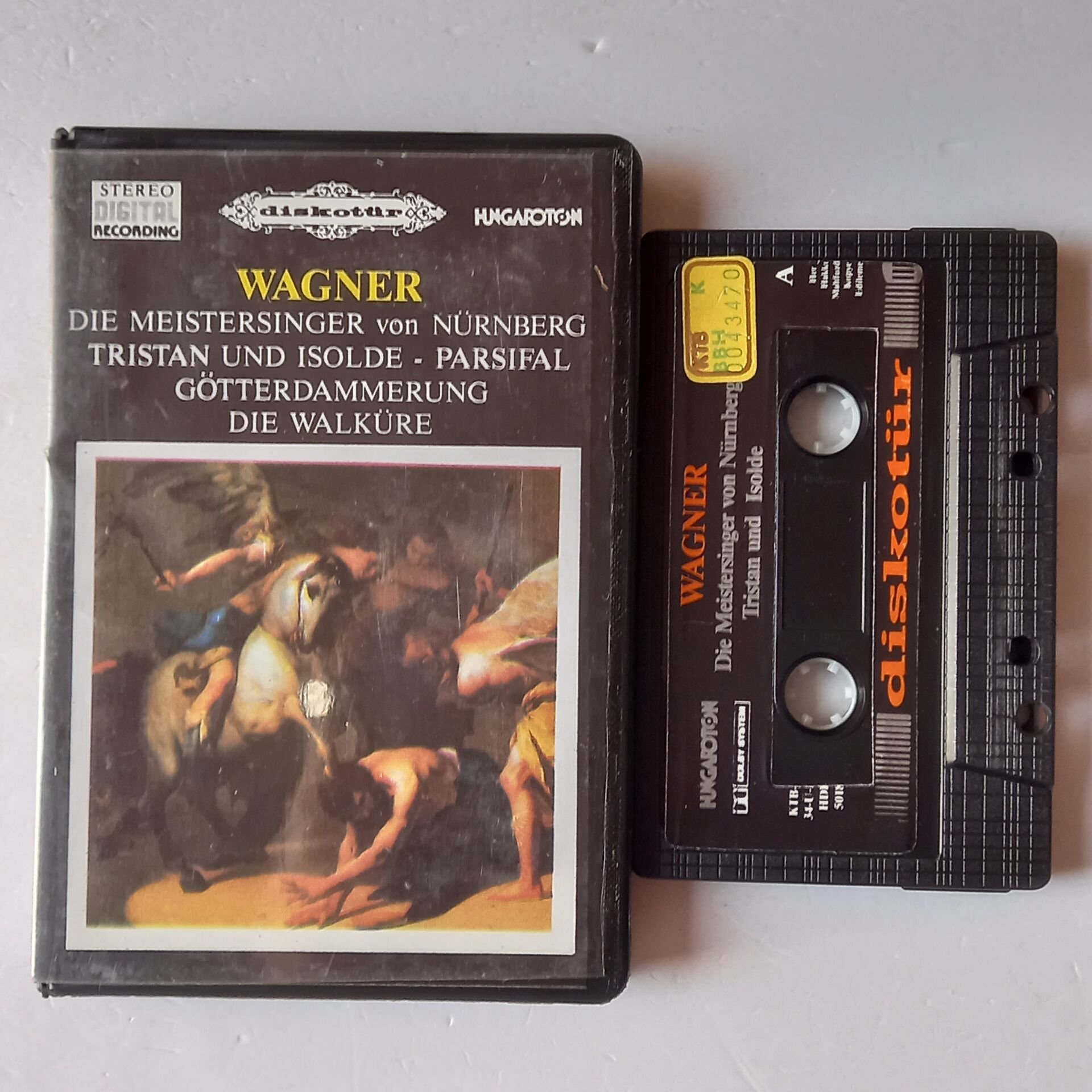 RICHARD WAGNER - DIE MEISTERSINGER VON NURNBERG, TRISTAN UND ISOLDE, PARSIFAL, GÖTTERDAMMERUNG, DIE WALKÜRE (1987) - KASET 2.EL