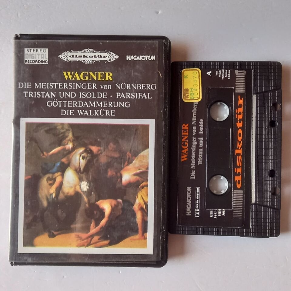 RICHARD WAGNER - DIE MEISTERSINGER VON NURNBERG, TRISTAN UND ISOLDE, PARSIFAL, GÖTTERDAMMERUNG, DIE WALKÜRE (1987) - KASET 2.EL