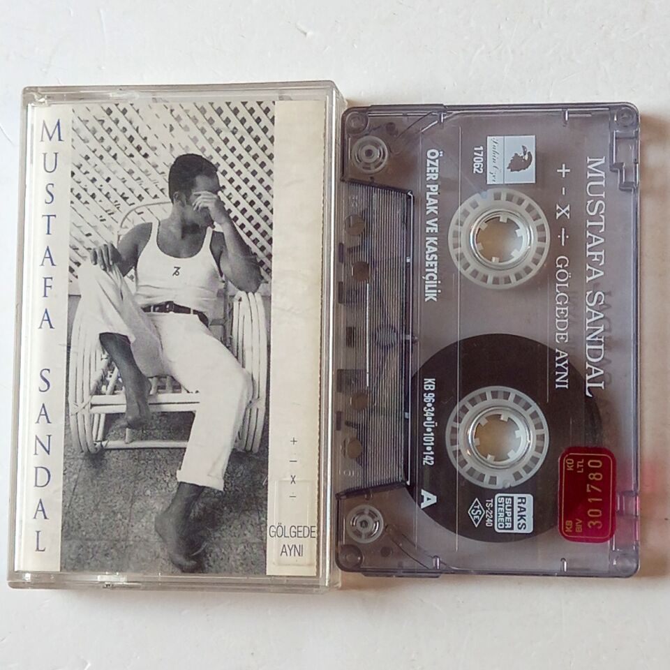MUSTAFA SANDAL - GÖLGEDE AYNI (1996) - KASET 2.EL