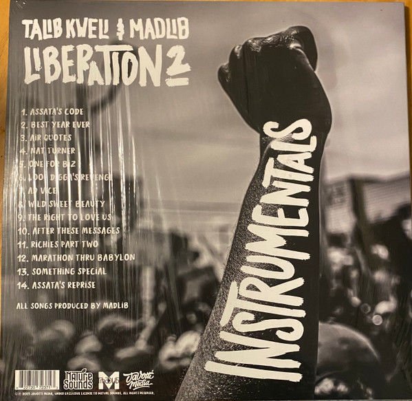 TALIB KWELI & MADLIB – LIBERATION 2 INSTRUMENTALS (2023) 2LP SIFIR PLAK