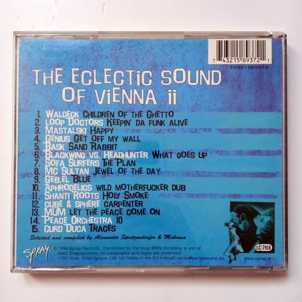THE ECLECTIC SOUND OF VIENNA 2 / WALDECK, LOOP DOCTORS, MC SULTAN, PEACE ORCHESTRA, MUM, SOFA SURFERS (1998) - CD 2.EL