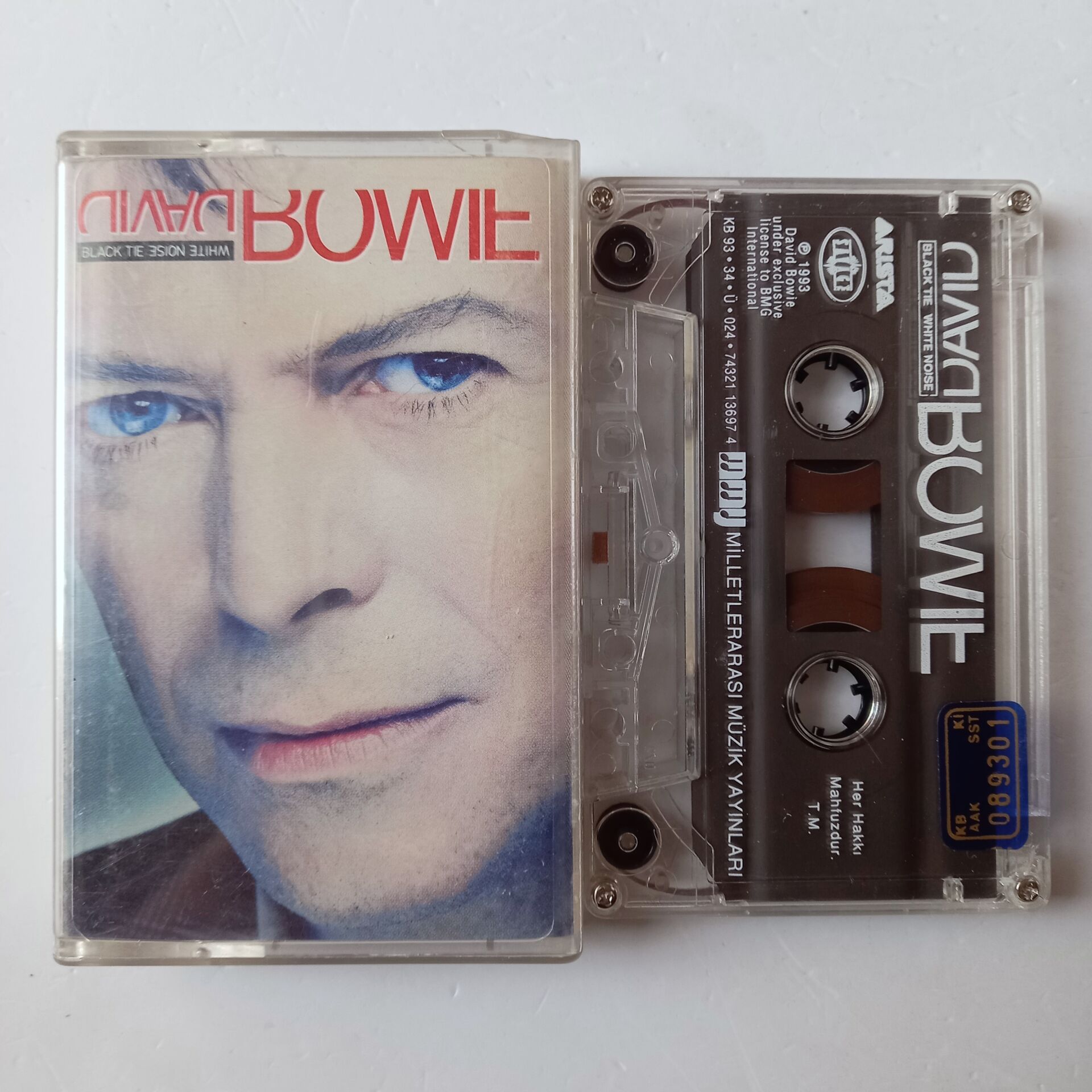 DAVID BOWIE – BLACK TIE WHITE NOISE (1993) -  AMBALAJINDA SIFIR KASET