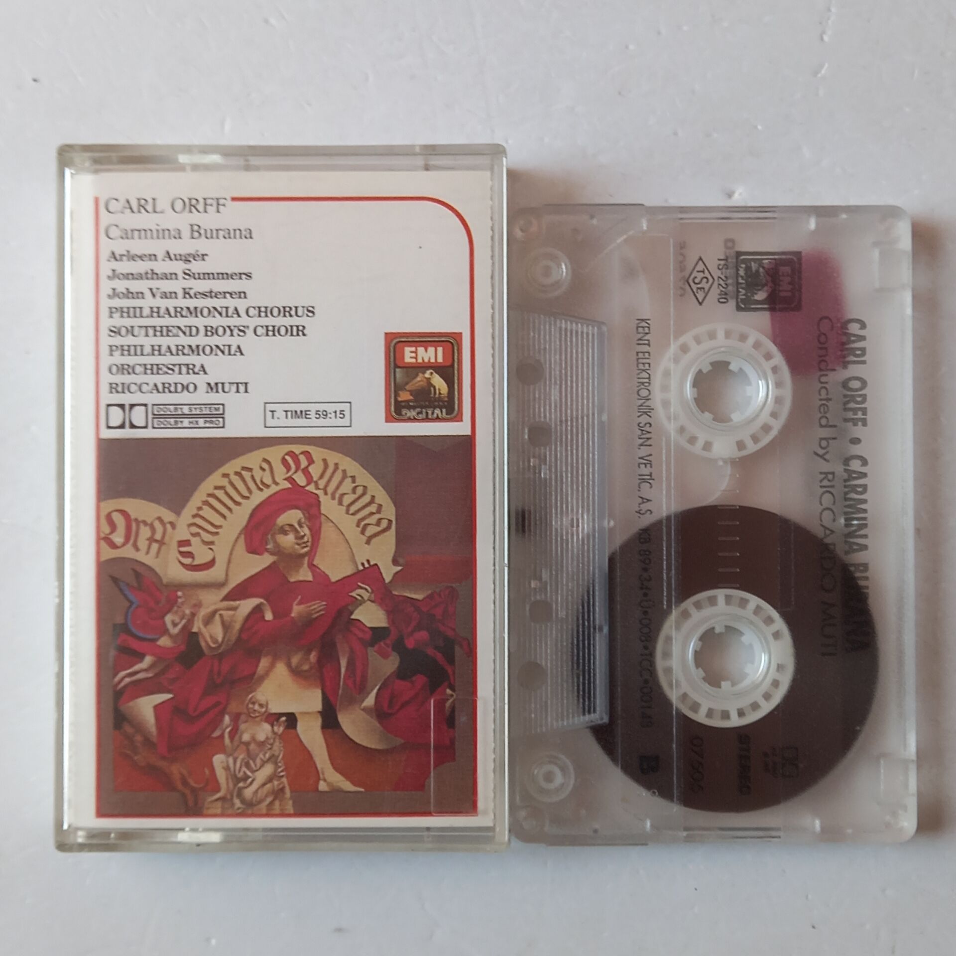 CARL ORFF, RICCARDO MUTI – CARMINA BURANA (1989) - KASET 2.EL