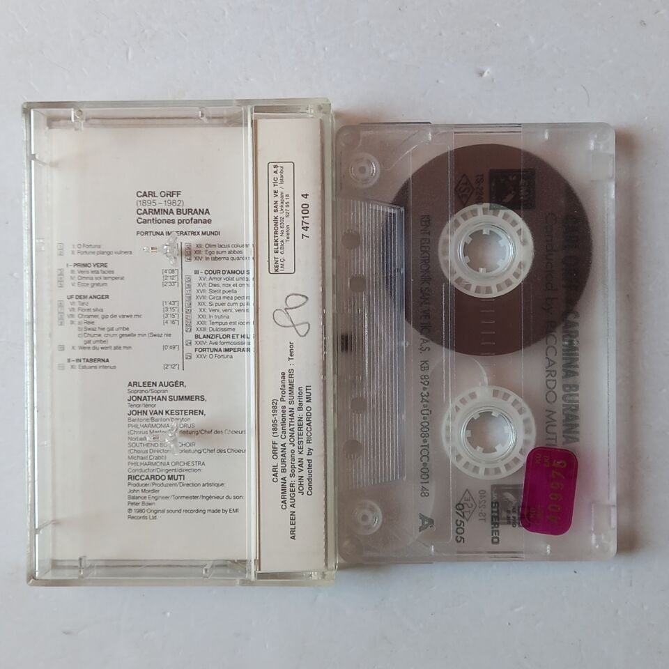 CARL ORFF, RICCARDO MUTI – CARMINA BURANA (1989) - KASET 2.EL