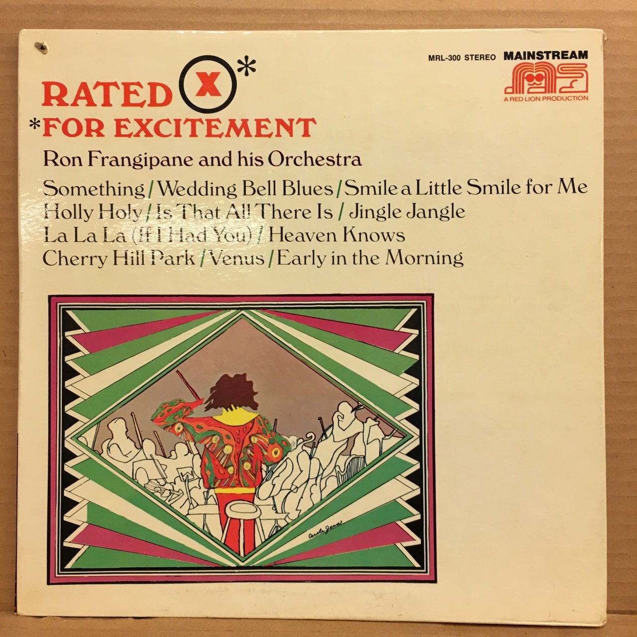 RON FRANGIPANE AND HIS ORCHESTRA - RATED X FOR EXCITEMENT 1970 2.EL PLAK