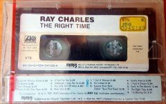 RAY CHARLES - THE RIGHT TIME (1990) MMY CASSETTE MADE IN TURKEY ''NEW'' PAPER LABEL