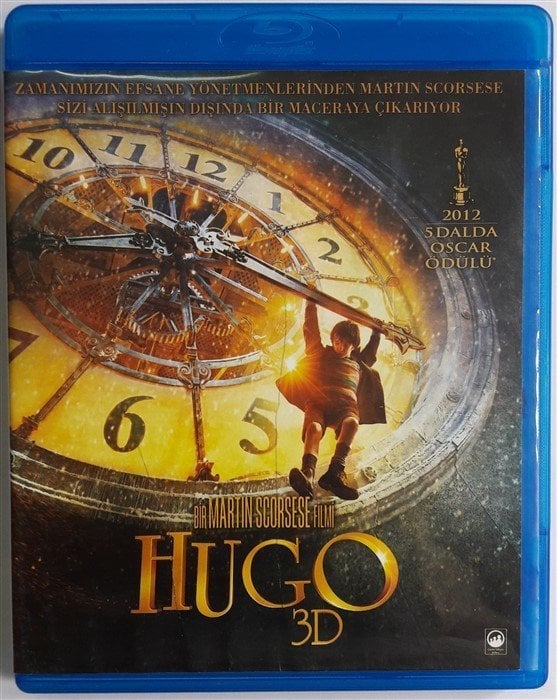 HUGO 3D - BEN KINGSLEY - SACHA BARON COHEN - MARTIN SCORSESE - 3DBLU-RAY 2.EL