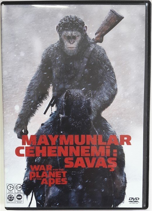 MAYMUNLAR CEHENNEMİ SAVAŞ - WAR FOR THE PLANET OF THE APES - ANDY SERKIS - WOODY HARRELSON - MATT REEVES - DVD 2.EL