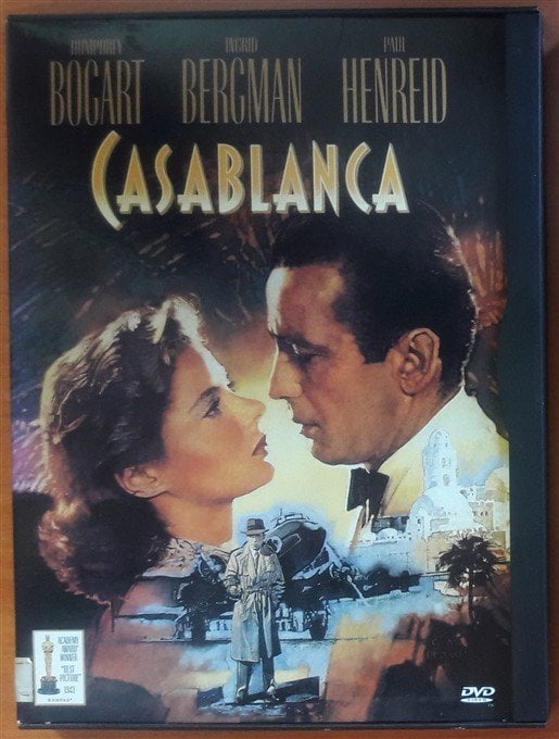 CASABLANCA - HUMPHREY BOGART - INGRID BERGMAN - MAX STEINER - SNAPCASE DVD 2.EL 1. BÖLGE TR ALTYAZI YOKTUR