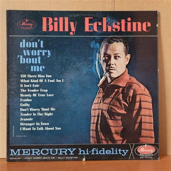 BILLY ECKSTINE – DON'T WORRY 'BOUT ME (1962) - LP 2.EL PLAK