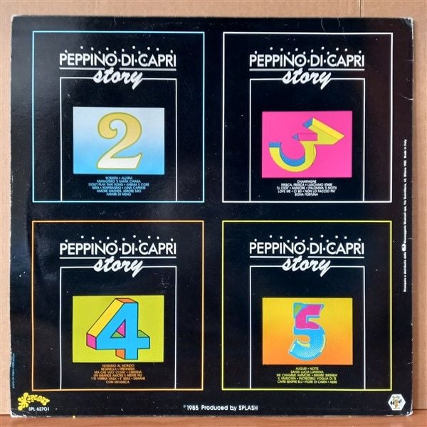 PEPPINO DI CAPRI – PEPPINO DI CAPRI STORY 1 (1985) - LP 2.EL PLAK