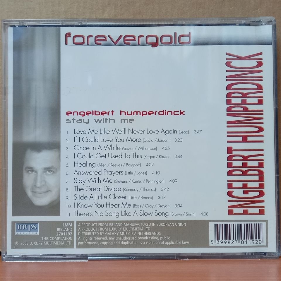 ENGELBERT HUMPERDINCK – STAY WITH ME (2005) - CD 2.EL