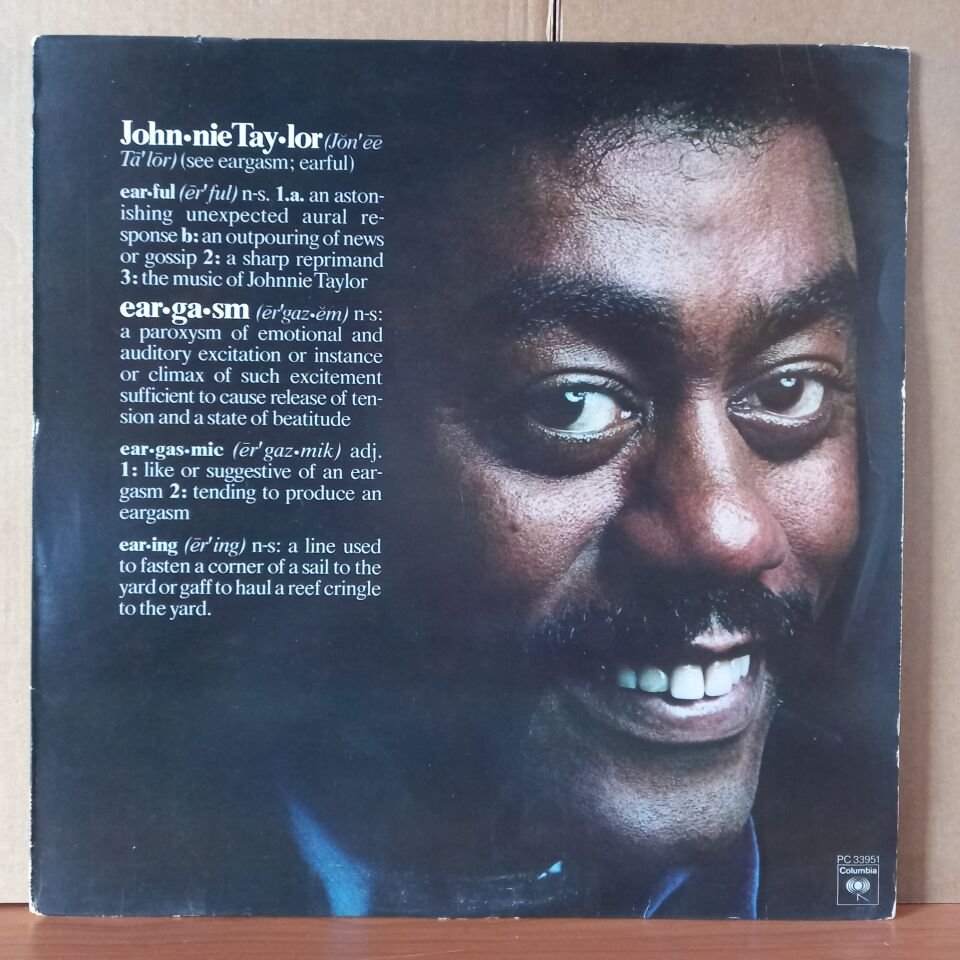 JOHNNIE TAYLOR – EARGASM (1976) - LP 2.EL PLAK