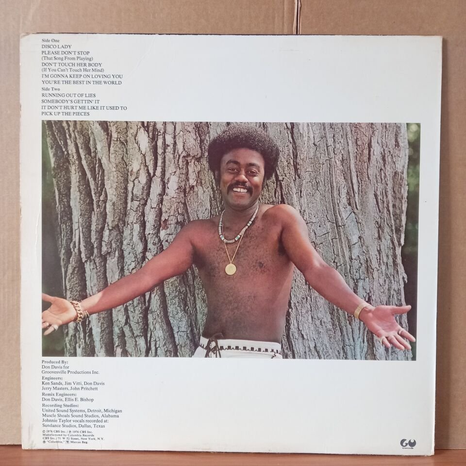 JOHNNIE TAYLOR – EARGASM (1976) - LP 2.EL PLAK
