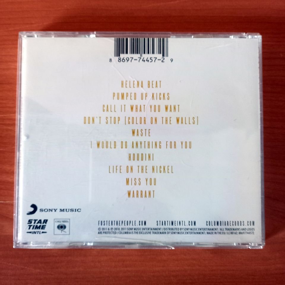 FOSTER THE PEOPLE – TORCHES (2011) - CD 2.EL