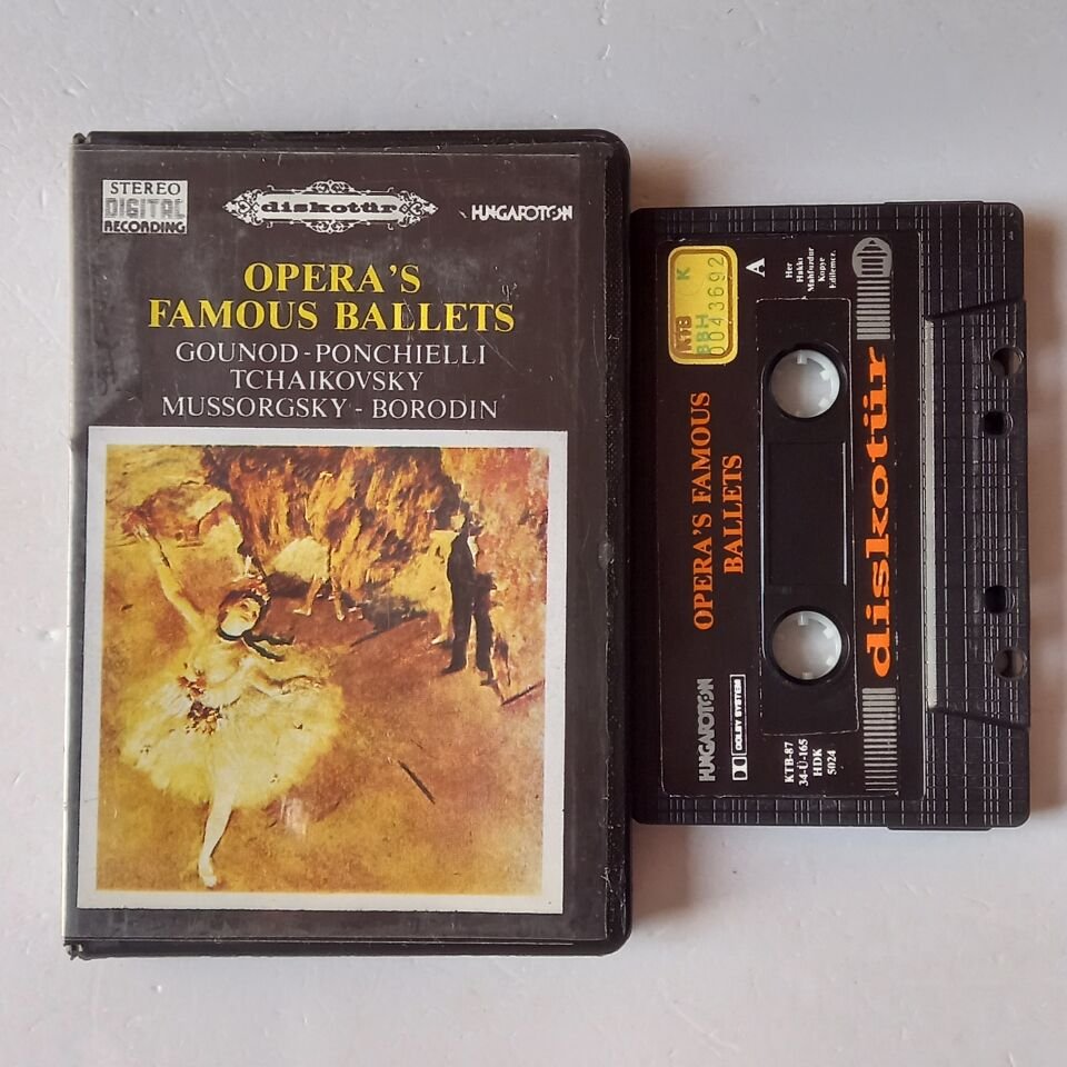 OPERA'S FAMOUS BALLETS - GUNOD, PONCHIELLI, TCHAIKOVSKY, MUSSORGSKY, BORODIN (1987) - KASET 2.EL