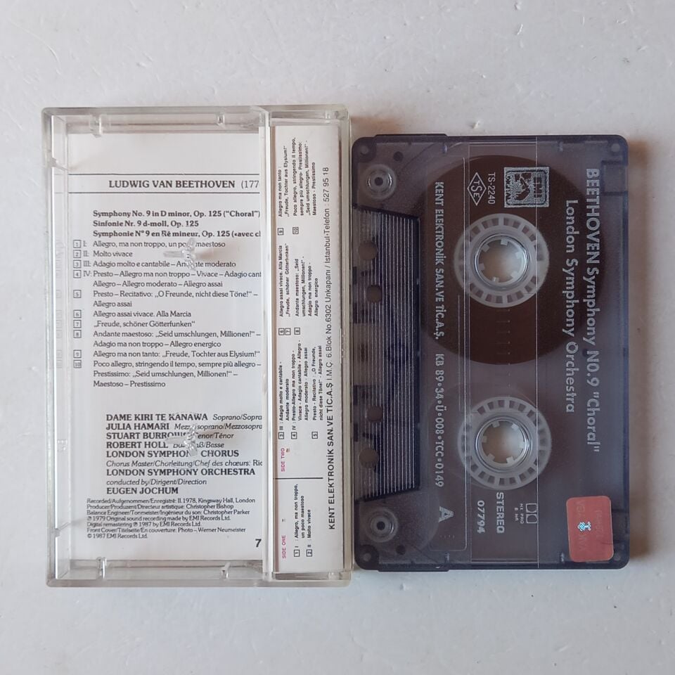 LONDON SYMPHONY ORCHESTRA / JOCHUM - BEETHOVEN: SYMPHONY NO.9 CHORAL (1989) - KASET 2.EL