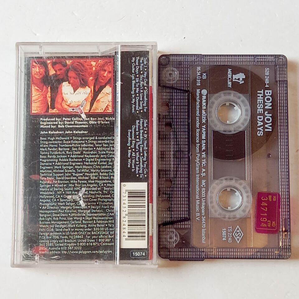 BON JOVI – THESE DAYS (1995) - KASET 2.EL