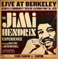 JIMI HENDRIX EXPERIENCE LIVE AT BERKELEY 2LP 2017 GATEFOLD SIFIR
