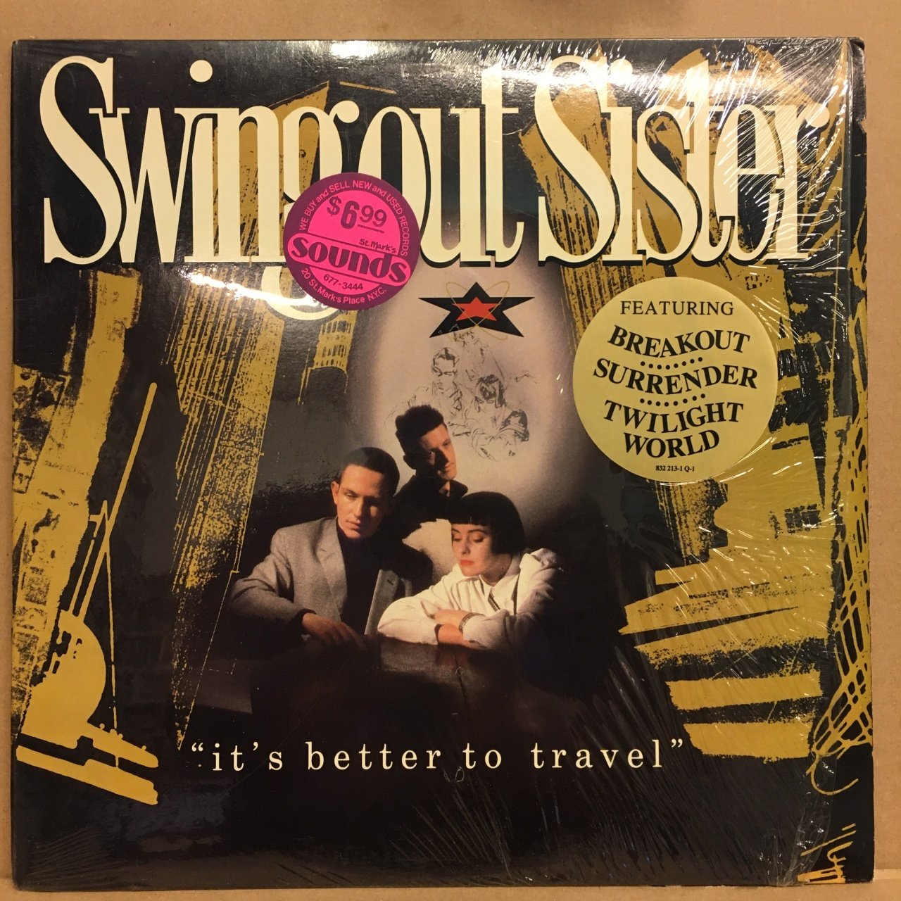 SWING OUT SISTER - IT'S BETTER TO TRAVEL (1987) - PLAK 2.EL