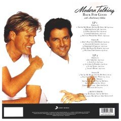 MODERN TALKING - BACK FOR GOOD (2018) - 2LP 20TH ANNIVERSARY EDITION SIFIR PLAK