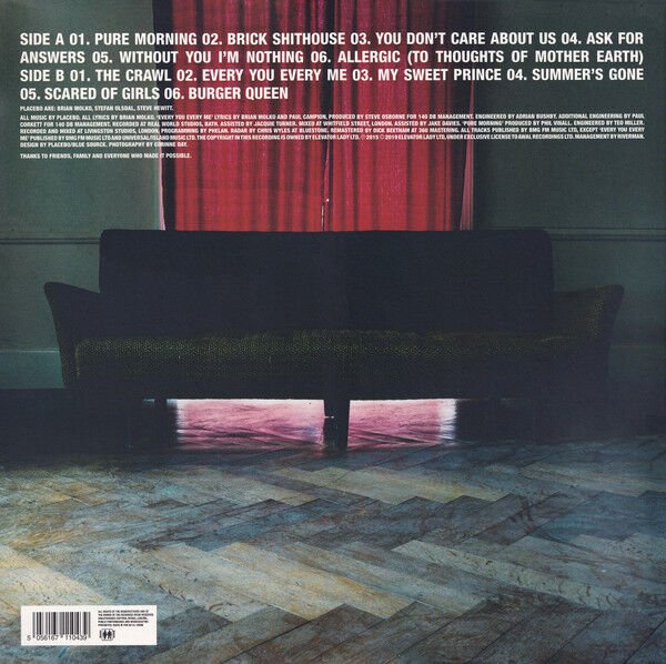 PLACEBO - WITHOUT YOU I'M NOTHING (1998) - LP 180GR 2019 EDITION SIFIR PLAK