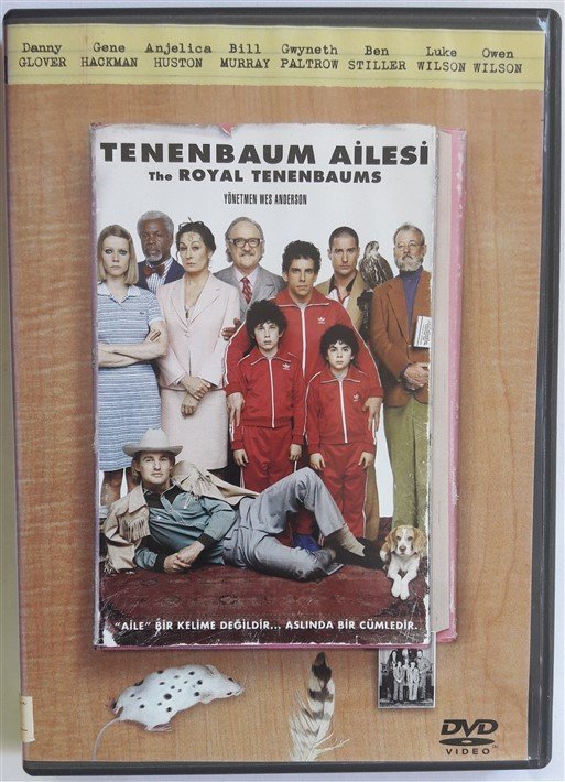 TENENBAUM AİLESİ - THE ROYAL TENENBAUMS - DANNY GLOVER - GENE HACKMAN - ANJELICA HUSTON - BILL MURRAY - GWYNETH PALTROW - BEN STILLER - DVD 2.EL