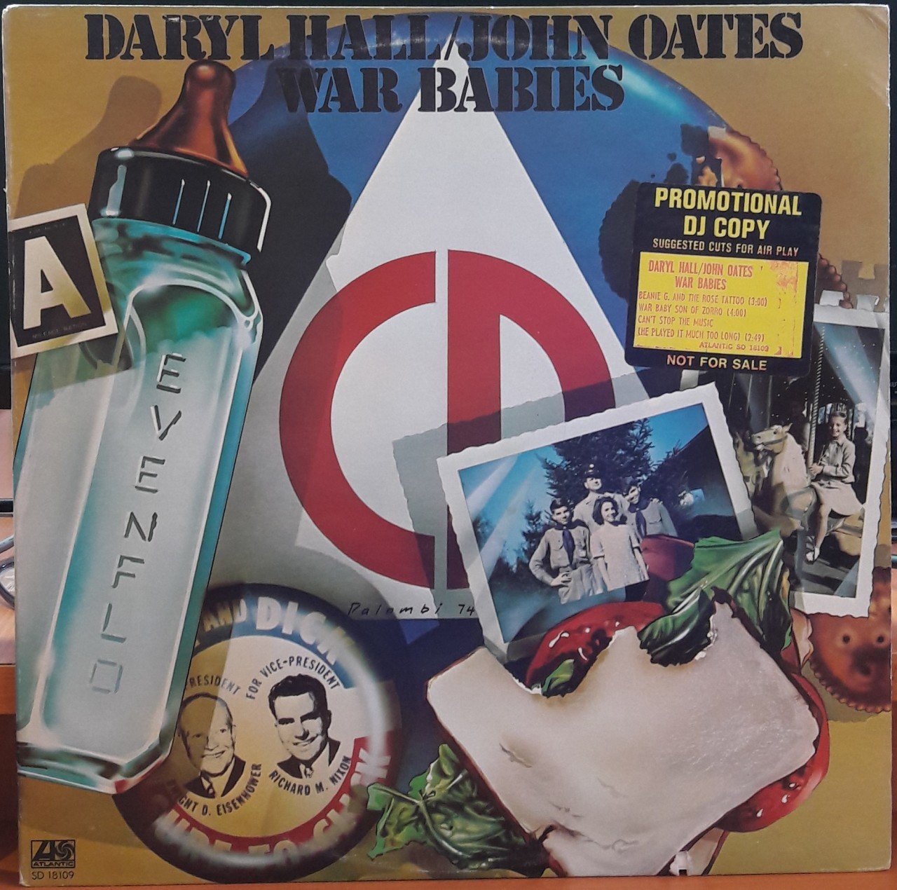 DARYL HALL & JOHN OATES - WAR BABIES (1974) - PLAK 2.EL