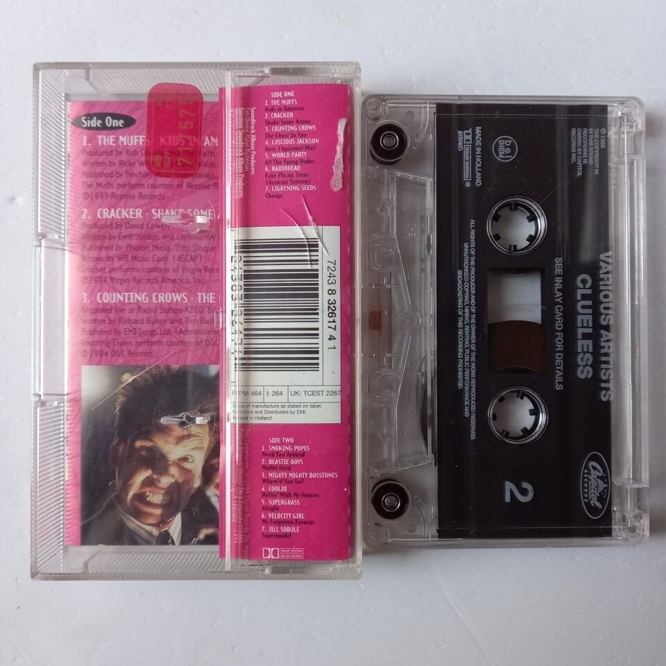CLUELESS - SOUNDTRACK / CRACKER, RADIOHEAD, WORLD PARTY, BEASTIE BOYS (1995) - KASET 2.EL