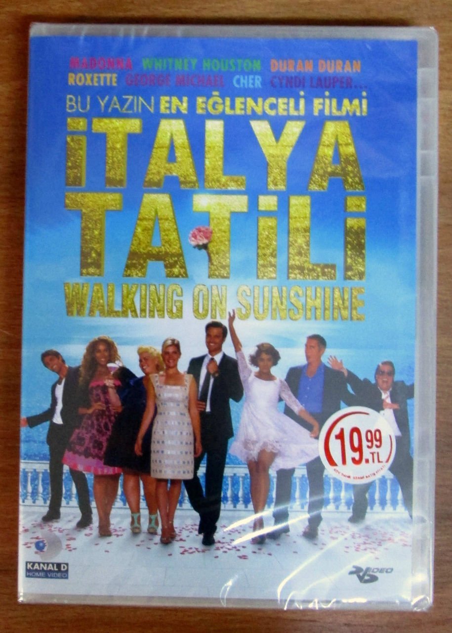 İTALYA TATİLİ WALKING ON SUNSHINE - DVD SIFIR