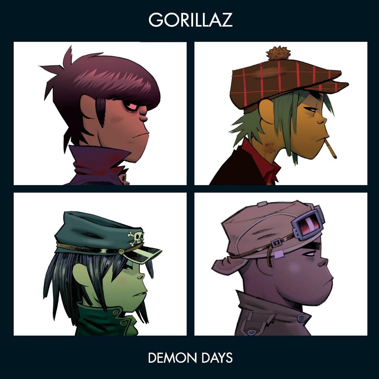 GORILLAZ - DEMON DAYS (2005) - CD REISSUE JEWEL CASE / AMBALAJINDA SIFIR