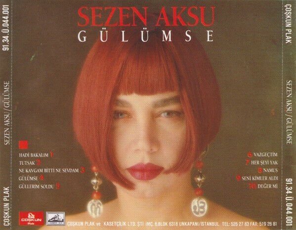 SEZEN AKSU - GÜLÜMSE (1991) - CD 2.EL