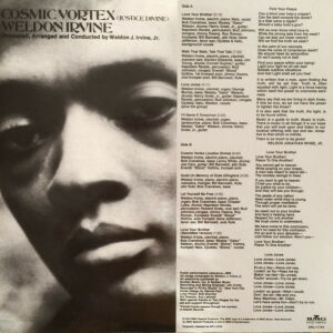 WELDON IRVINE - COSMIC VORTEX (JUSTICE DIVINE) (1974) - LP SOUL FUNK / JAZZ SIFIR PLAK