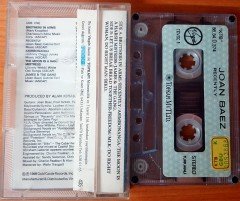 JOAN BAEZ - RECENTLY (1988) TOPKAPI CASSETTE MADE IN TURKEY ''USED''  PAPER LABEL