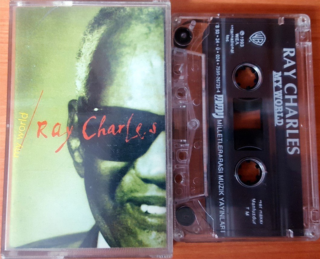 RAY CHARLES - MY WORLD (1993) MMY CASSETTE MADE IN TURKEY ''USED''