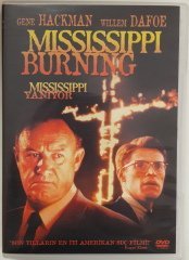 MISSISSIPPI YANIYOR - MISSISSIPPI BURNING - GENE HACKMAN - WILLEM DAFOE - ALAN PARKER - DVD 2.EL