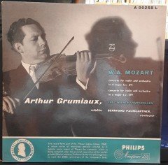 MOZART: CONCERTO FOR VIOLIN AND ORCHESTRA KV 211 & KV 219, ARTHUR GRUMIAUX, THE WIENER SYMPHONIKER, BERNHARD PAUMGARTNER - 2.EL PLAK