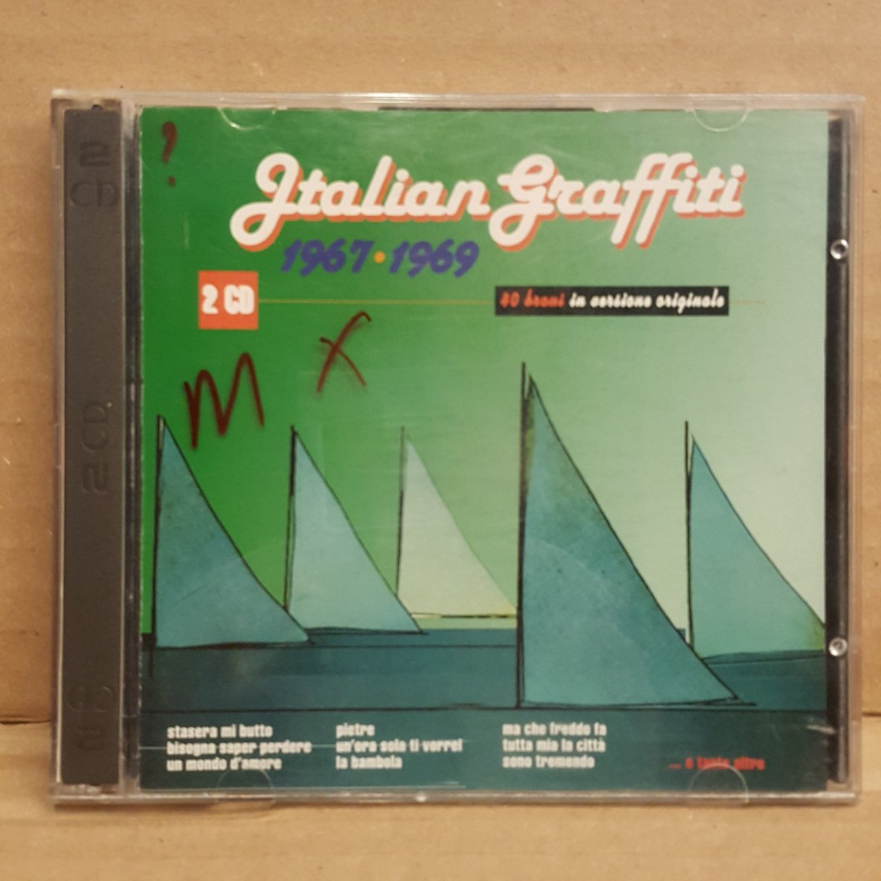 ITALIAN GRAFFITI 1967-1969 - VARIOUS ARTISTS - 2CD COMPILATION İTALYANCA NOSTALJİ 2.EL