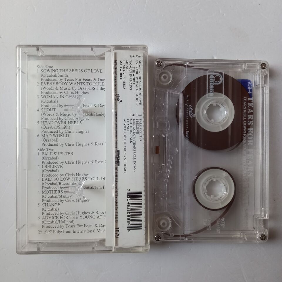 TEARS FOR FEARS – TEARS ROLL DOWN [GREATEST HITS 82-92] (1992) - KASET 2.EL