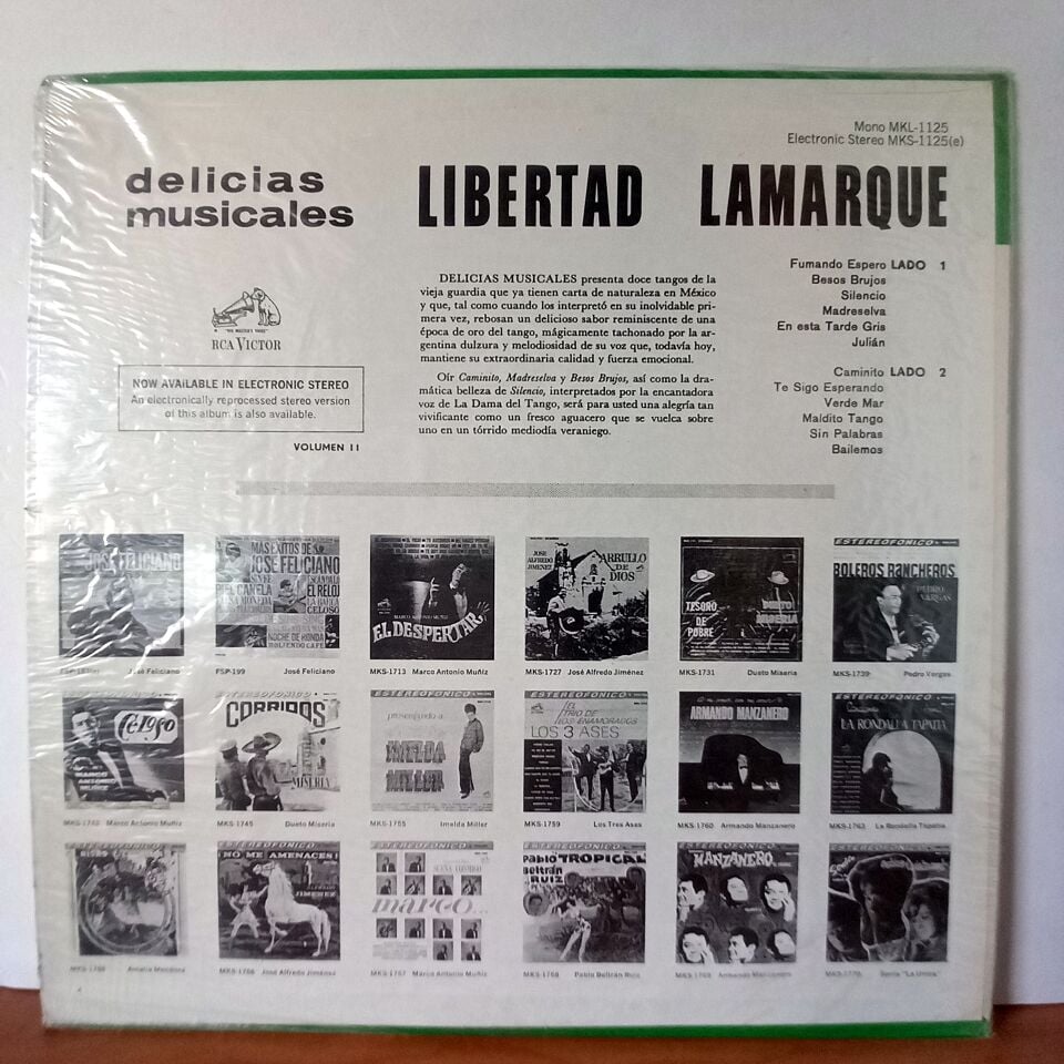 LIBERTAD LAMARQUE – DELICIAS MUSICALES - LP 2.EL PLAK