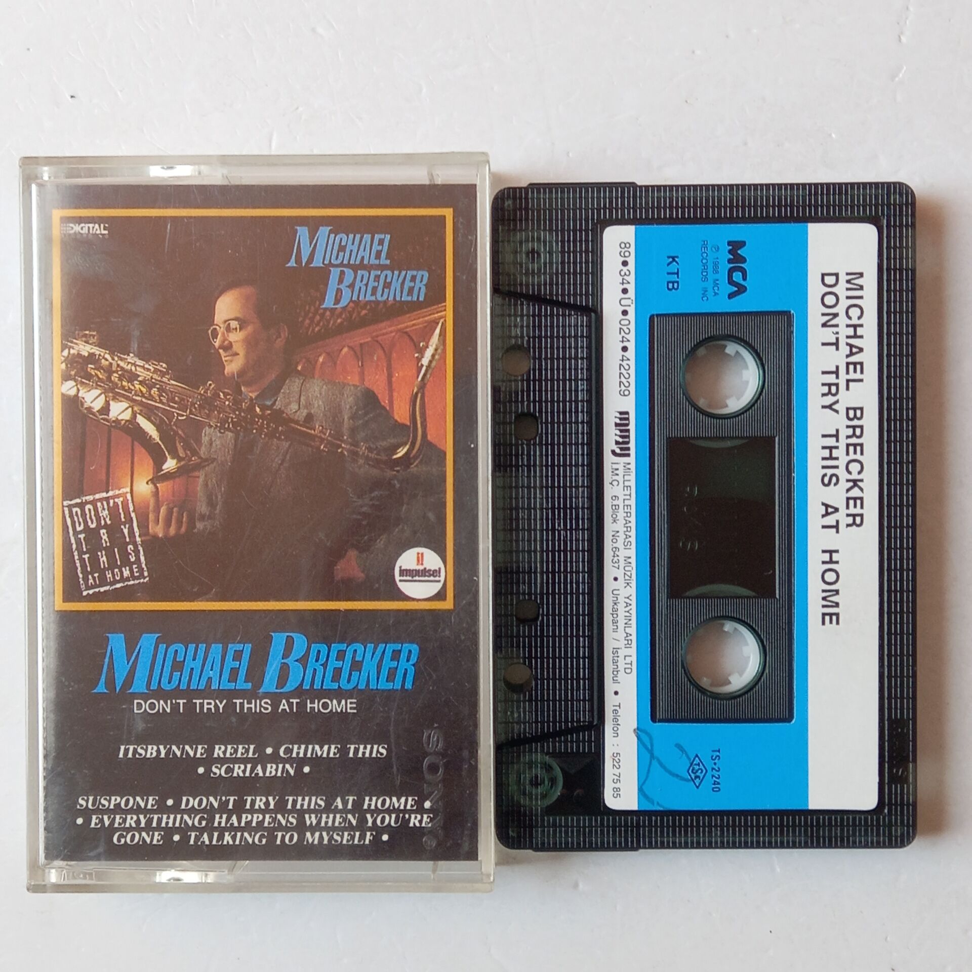 MICHAEL BRECKER - DON'T TRY THIS AT HOME (1989) - KASET 2.EL