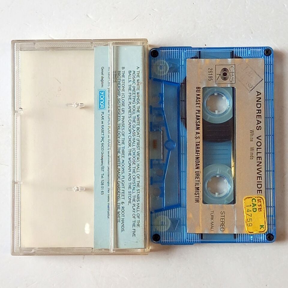 ANDREAS VOLLENWEIDER – WHITE WINDS / SEEKER'S JOURNEY (1984) - KASET 2.EL