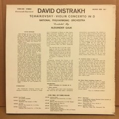 TCHAIKOVSKY VIOLIN CONCERTO DAVID OISTRAKH 2EL PLAK